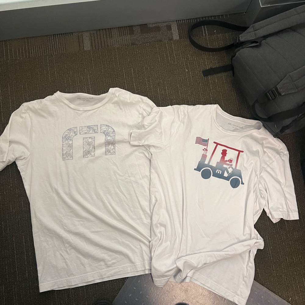 travis mathew medium shirt bundle